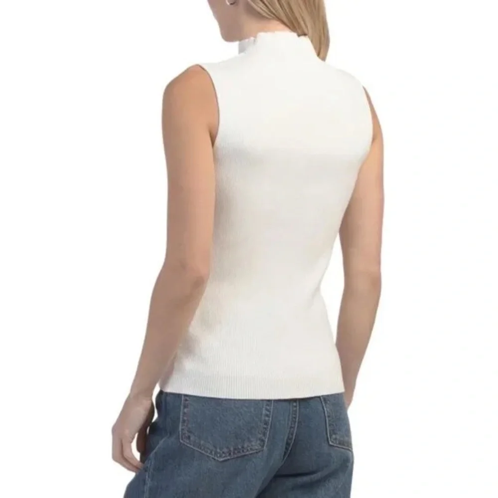 Elie Tahari High Neck Tank - Picture 2 of 6